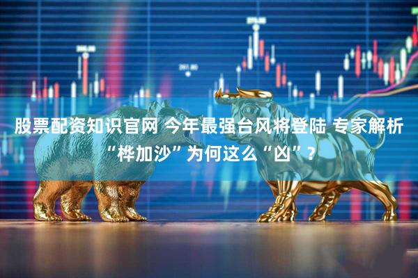 股票配资知识官网 今年最强台风将登陆 专家解析“桦加沙”为何这么“凶”？